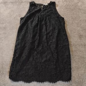 Joie Fahfia Black Lace Minidress